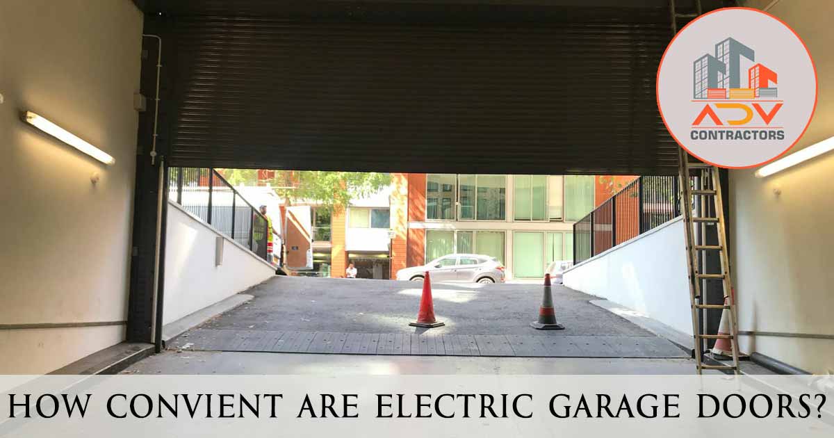 How Convient are Electric Garage Doors?