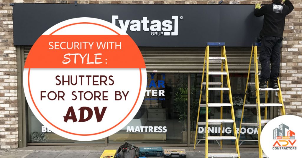 Security With Style Shutters for Store by ADV