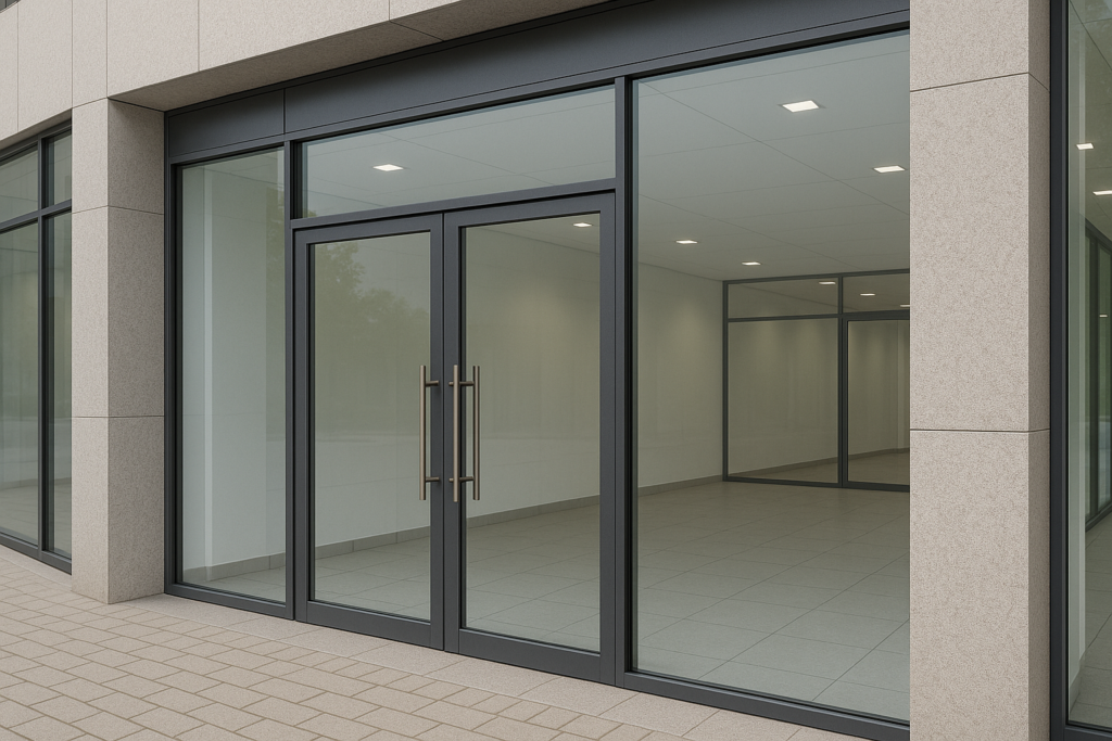 toughened shopfronts