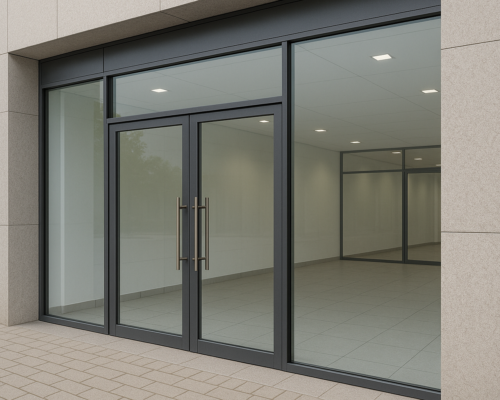 toughened shopfronts