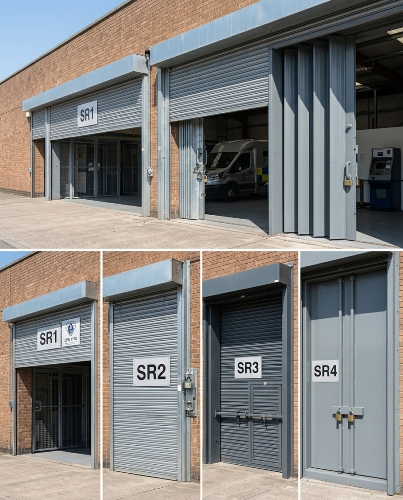 SR1, SR2, SR3 or SR4 security shutter